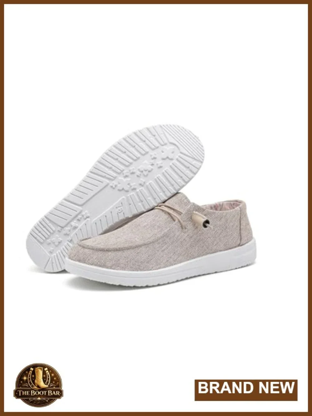 Canvas Slip-On Loafers Lightweight Breathable Boat Shoes for Women